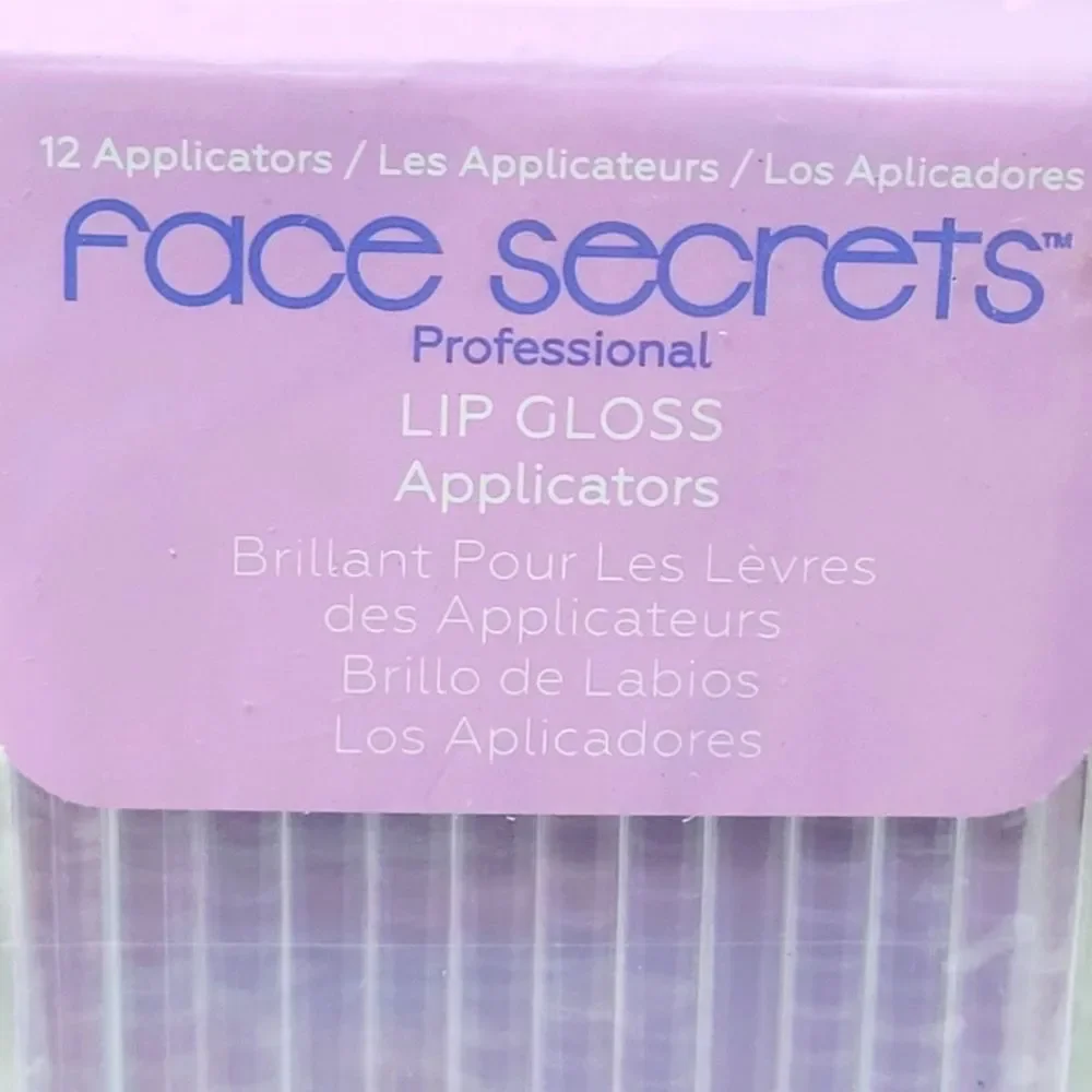 Face Secret Professional Lip Gloss Applicators Sealed 2 Packs of 12 New 24 Total